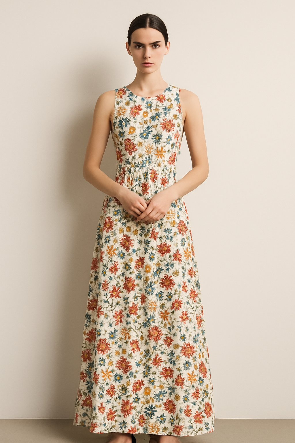 Isabella | Printed Maxi Dress